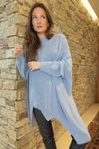 Paloma Oversized Grunge Knit Denim